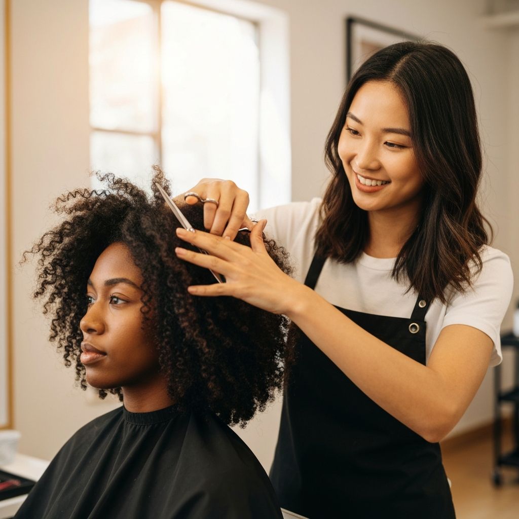 Afro haircut service